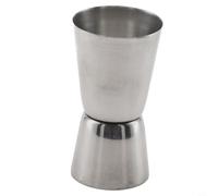 Vasiumic Doseur double doseur en acier inoxydable 15/30 ml pour spiritueux, liqueur, bar, club, pub, bec verseur double shot avec hauteur de 7 cm