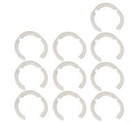 Vasiumic Energy Fittings - Lot de 10 anneaux segmentés en acier Dn25 Alternative Union Dn16 - Écrou DN32 - Argent