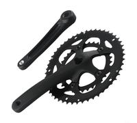 Vasiumic Ensemble de pédalier double pour vélo de route 34/50T - Longueur du bras : 170 mm - Alliage d'aluminium AL6061 - Pour BCD - Cône carré de 130 mm - Compatible avec 9/10/11 S (type B)
