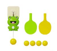 Vasiumic Ensemble d'entraînement de tennis de table grenouille à suspendre, auto-entraînement avec hauteur réglable et adultes, outil d'entraînement portable en polypropylène pour coordination