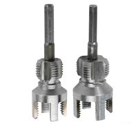 Vasiumic Ensemble d'outils de filetage pour tuyaux en PVC de 20 mm et 25 mm PPR - Coupe-filetage interne et externe - Dispositif de taraudage intégré - Résistant à l'usure