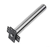 Vasiumic Ferme-porte automatique avec chaîne tubulaire dissimulée, ressort à fermeture douce, résistant au feu, portes intérieures jusqu'à 50 kg, chromé, argent, kit d'installation gauche et droite