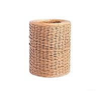 Vasiumic Fil floral enveloppé de papier 2 mm x 200 m, fil de fer naturel pour loisirs créatifs, couronnes de mariage, nouage de jardinage, blanc, marron, vert (marron)