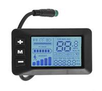 Vasiumic GD01 Écran LCD 5 broches pour vélo électrique 24 V 36 V 48 V étanche avec rétroéclairage réglable, compatible avec les contrôleurs JN