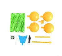 Vasiumic Girouette verte Kit ABS double fonction Direction du vent Diy Sensor Model Indicateur scientifique Expériences scientifiques Projets en salle de némomètre