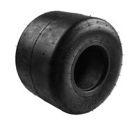 Vasiumic Go Kart Pneus de rechange sans chambre à air 10 x 4,50-5 et 11 x 7,10-5 pour kart compétitif avant et arrière en caoutchouc, noir (11 x 7,10-5)