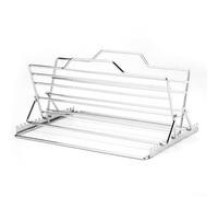 Vasiumic Grille à rôtir réglable pour la dinde pour le camping, pique-nique, barbecue - Ensemble de rôtisserie pliable en acier inoxydable avec grille pour côtes levées poulet poisson cuisine en plein