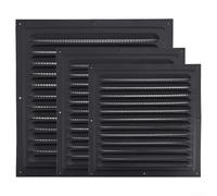 Vasiumic Grille de ventilation carrée en alliage d'aluminium, sortie d'air en aluminium, grille arrière en maille, sortie d'air murale extérieure pour usage résidentiel et commercial (200 x 300 cm)