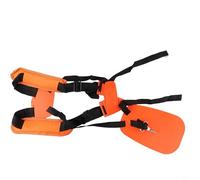Vasiumic Harnais d'épaule pour débroussailleuse, ceinture de soutien rembourrée réglable en nylon compatible avec les modèles Orange