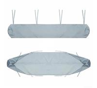 Vasiumic Housse de protection imperméable pour auvent de terrasse avec sac de rangement en tissu Oxford 300D pour auvent rétractable manuel d'entretien de la structure de cour (vert, 3,5 m)