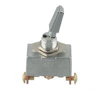 Vasiumic Interrupteur de position argenté 50 A DC 3 Chrome 12 V Automobile Marine Bateau pour contrôle de l'ampérage lourd