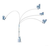 Vasiumic Jouet automatique pour chat papillon avec motif de vol imprévisible, jeu indépendant et stimulation mentale chez les chats et les petits chiens