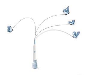 Vasiumic Jouet automatique pour chat papillon avec motif de vol imprévisible, jeu indépendant et stimulation mentale chez les chats et les petits chiens