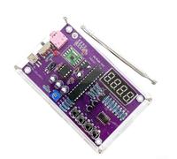 Vasiumic Kit de montage radio avec RDA5807S, bricolage électronique à souder pratique, apprentissage éducatif, 87-108 MHz accordage numérique avec suppression du bruit et TDA2822