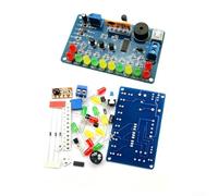 Vasiumic Kit de soudure à lumière LED de musique, clignotement réglable, kit de formation électronique à faire soi-même, enseignement scolaire et pratique des compétences, 7,5 x 4,5 cm (1 pièce)