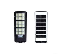 Vasiumic Lampe LED d'extérieur à énergie solaire avec détecteur de mouvement, applique murale de sécurité étanche pour jardin, terrasse, cour, économe en énergie, lampe solaire marche/arrêt