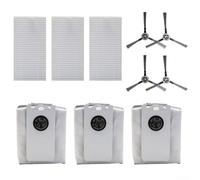 Vasiumic Lot d'accessoires de rechange compatibles pour aspirateur robot Ultra-Vision RC400 avec brosse principale, filtres et grands sacs à poussière de 4,6 L (A)