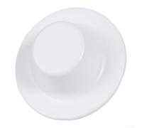 Vasiumic Lot de 10 cache-trous muraux pour tuyaux et aérations de climatisation, plaque décorative pour cacher les ouvertures, patch de réparation mural facile à installer, blanc (blanc)