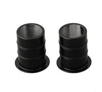 Vasiumic Lot de 2 adaptateurs de conversion de moyeu d'essieu traversant de 15 mm à 12 mm pour roue avant Hope - Pour CNC aluminium 7075 QR manchon avec caoutchouc pour anneau