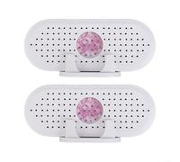 Vasiumic Lot de 2 mini déshumidificateurs électriques avec chargement USB pour placard, armoire de rangement, étagère à chaussures, bibliothèque, bureau, voyage