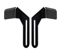 Vasiumic Lot de 2 supports d'outils de rechange pour meuleuse d'établi avec plaque de support, construction en métal, noir, 126 x 56 mm, compatible avec 150 mm et 200 mm