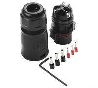 Vasiumic LY01 Câble de connexion solaire à 3 broches IP68 40 A 690 V, convient aux fils de 7,5 à 13 mm, pour onduleur série M60 M80 Utilisation intérieure et extérieure