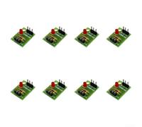 Vasiumic Module de capteur de température, 8 pièces, carte de mesure numérique, unité PCB de 14 mm avec broches VCC DO GND et trous de montage, électronique et intégration de projets