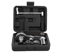 Vasiumic Multiplicateur de couple 1/2" - Rapport 16:1 - Alliage d'acier 680 Nm - Comprend des douilles de 17 mm, 19 mm, 21 mm et un étui de transport - Pour voiture, SUV et petit camion - Argenté