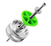 Vasiumic Outil de démontage d'installation de pédalier en acier inoxydable avec bloc de presse en alliage d'aluminium, interface 2 en 1 16T et 12T, compatible avec les normes T47 et DUB