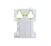 Vasiumic Outil de réglage de crampons de vélo pour et pour pédales Keo, aligneur de taquet de pédale avec positionnement à angle avant arrière gauche droit, 110 mm x 2 (FIT)