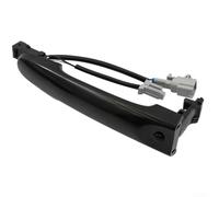 Vasiumic Poignée de porte avant N/S côté passager gauche, entrée sans clé, finition noire mate, OEM 82646-3WC2A 80640-3WC2A compatible avec Nissan 2010-2019 Pièce de rechange