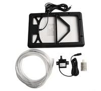 Vasiumic Pompe solaire submersible 12 V pour bassin avec panneau réglable de 6 W, 240 l/h et levage de 2,5 m - Oxygénateur silencieux pour aquariums, réservoirs, utilisation de forage