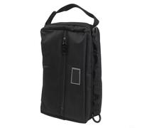 Vasiumic Porte-rouleau de papier Oxford noir pour la maison, le camping, la salle de bain en plein air, le bureau, grande capacité 23 x 14 x 7 cm, sac de rangement de mouchoirs léger, organisateur de