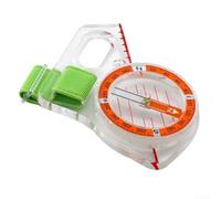 Vasiumic Pouce pour boussole avec règle de carte pour l'extérieur - Multifonction randonnée pour boussole avec veilleuse, barre d'échelle et cadran rotatif, compatible avec camping, chasse