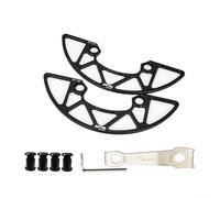 Vasiumic Protection de plateau en alliage d'aluminium pour vélo de 104 mm pour BCD Mountain, housse de protection de pignon 30-40T compatible avec et vélos de route (noir 34-36T)
