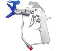 Vasiumic Pulvérisateur de peinture sans air avec buse en acier inoxydable, accessoire de pulvérisation haute pression 5000 psi, déclencheur à deux doigts pour un revêtement efficace (bouche)