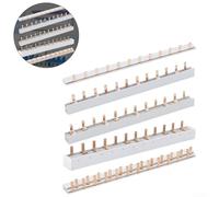 Vasiumic Répartiteur de peigne électrique avec 12 modules 63 A 230 V - Conducteur en cuivre pur - Boîtier isolé - Efficacité de câblage améliorée - Sécurité - 220 x 30 x 30 mm (D)