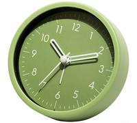 Vasiumic Réveil mignon de dessin animé, mouvement de balayage silencieux sans tic-tac, horloge de bureau compacte de 10,2 cm avec alarme forte, horloge de voyage à cellules pour dortoir d'étudiant