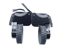 Vasiumic Roue gauche et droite noire pour R500/15C/G10/25C/30C/35C/11s Robot Aspirateur, navigation fluide sur différents sols, fonctionnement silencieux, vendu à l'unité ou par paire (roue R)