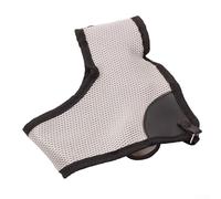 Vasiumic Sangle de poitrine réglable avec protection des épaules pour le fitness, la course et le yoga - Bande de soutien élastique en nylon en noir/rouge/bleu/gris, taille adaptée à tous (noir)