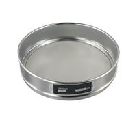 Vasiumic Tamis de test en acier inoxydable avec cadre chromé de 20 cm pour inspection d'échantillons de laboratoire et analyse médicale, maille inférieure en acier inoxydable 304 (100 mailles)