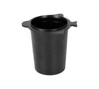 Vasiumic Tasse de collection de marc de café compatible avec broyeur série 8, récipient à poussière en alliage d'aluminium, noir ou argent, design à trois sections (noir)