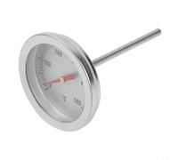 Vasiumic Thermomètre de four professionnel en acier avec capteur de 70 mm, calibre 0-500C, grille à bois à pizza, M8 x 14,5 mm de rechange