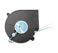 Vasiumic Ventilateur gonflable de Noël 12 V, ventilateur de rechange 0,85 A, décoration de cour, moteur silencieux 4400 tr/min, boîtier PBT 97 x 94 x 65 mm, noir