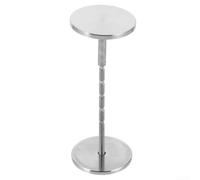 Vasiumic Verrou de porte rond antirouille argenté en acier pour dissimuler les ouvertures disgracieuses sur le devant (50 mm)