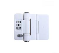 Vasiumic Verrou de réfrigérateur en ABS avec mot de passe de sécurité et design à double bouton, installation d'outil, convient pour armoires, fours et divers meubles