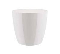 Vaso Brussels Diamond Round 30cm White Elho Multicolore