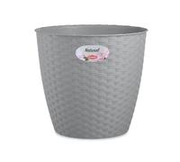 VASO COPRIVASO NATURAL Ø 29 CM STONE GREY PER PIANTE E FIORI STEFANPLAST