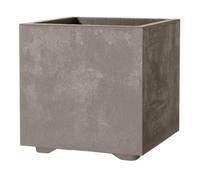 Vaso Cubo Millennium 49cm Sandstone Deroma Fioriera Multicolore