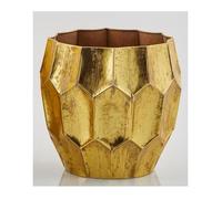 Vaso Metal Oro Grande H33 D41 Cm Arredamento Interni Home Decor Multicolore